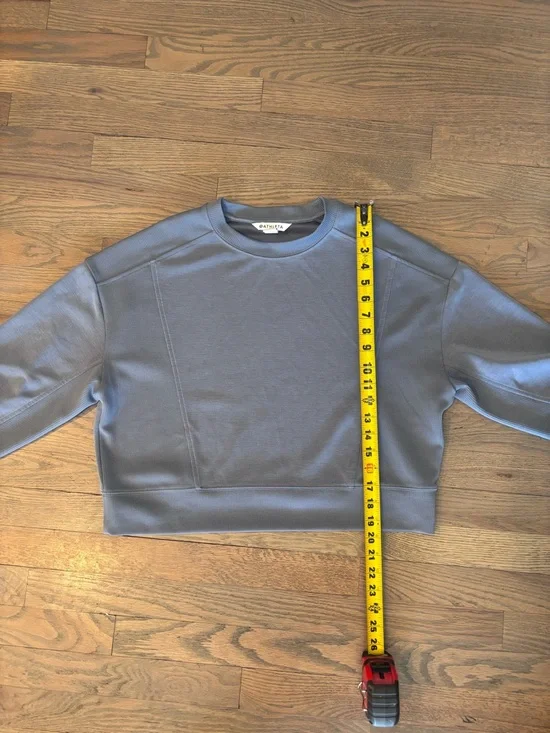 Athleta Seasoft Crewneck Sweatshirt size small - Picture 6 of 7